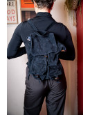 Vintage suede δερμάτινη τσάντα backpack