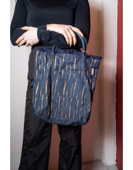 Vintage denim τσάντα 