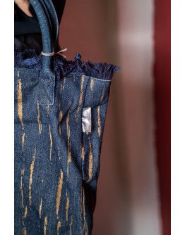 Vintage denim τσάντα 