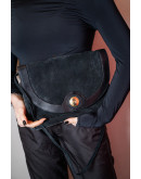 Vintage suede δερμάτινη τσάντα 