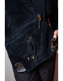 Vintage suede δερμάτινη τσάντα 