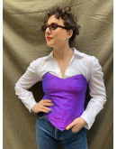 Vintage Silk Corset S