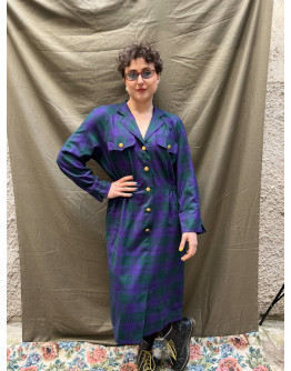 Vintage woolen dress L