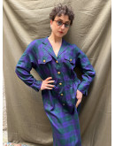 Vintage woolen dress L