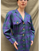 Vintage woolen dress L