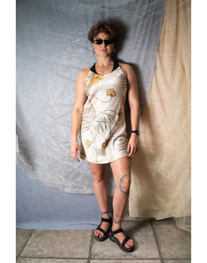 Vintage slip φόρεμα S