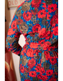 Vintage 90's midi floral dress M