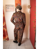 Vintage velvet jumpsuit M