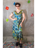 Vintage φλοράλ φόρεμα S-M