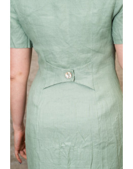 Vintage linen dress S