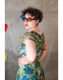 Vintage φλοράλ φόρεμα S-M