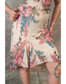 Vintage 90's midi floral dress S