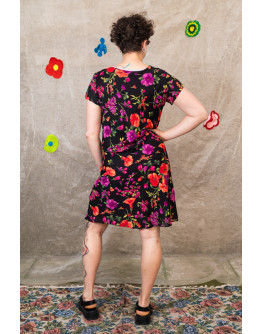 Vintage φλοράλ φόρεμα L