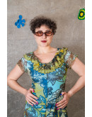 Vintage φλοράλ φόρεμα S-M