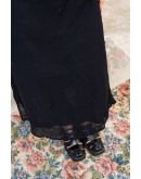 Vintage dress with embroidery details S