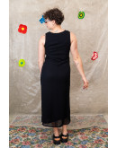 Vintage dress with embroidery details S