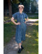 Vintage denim φόρεμα maxi L
