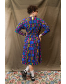 Vintage εμπριμέ φόρεμα M