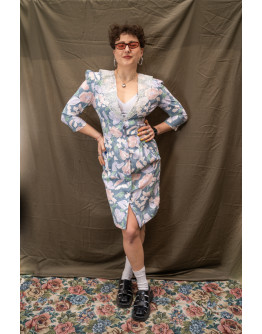 Vintage 90's midi floral dress