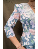 Vintage 90's φλοράλ φόρεμα S