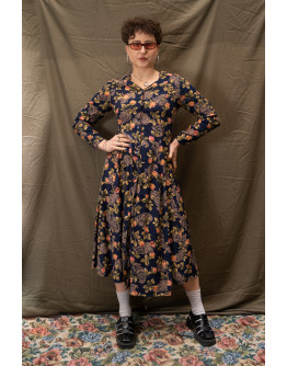 Vintage 90's φλοράλ φόρεμα 