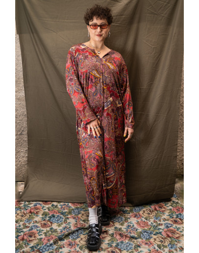 Vintage εμπριμέ φόρεμα 