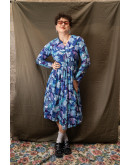 Vintage 90's φλοράλ φόρεμα M 