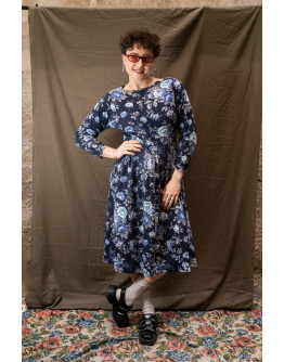 Vintage 90's midi floral dress