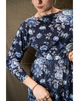 Vintage 90's midi floral dress