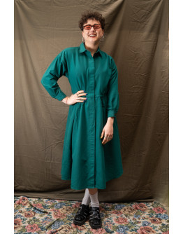 Vintage green dress L