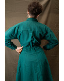Vintage green dress L