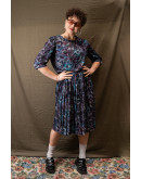 Vintage εμπριμέ φόρεμα M