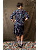 Vintage εμπριμέ φόρεμα M