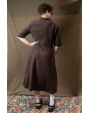 Vintage 90's ριγέ φόρεμα XL