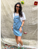 Vintage denim φόρεμα mini S