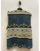 Vintage unisex φλις αμάνικο top Μ