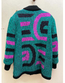 Vintage πλεκτό jacket XL