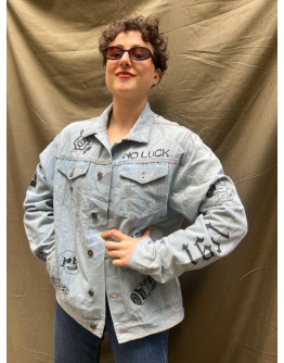Vintage denim jacket L