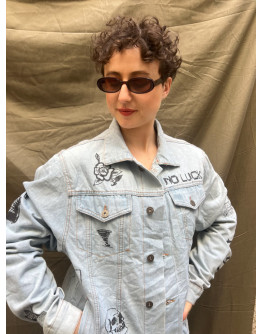 Vintage denim jacket L