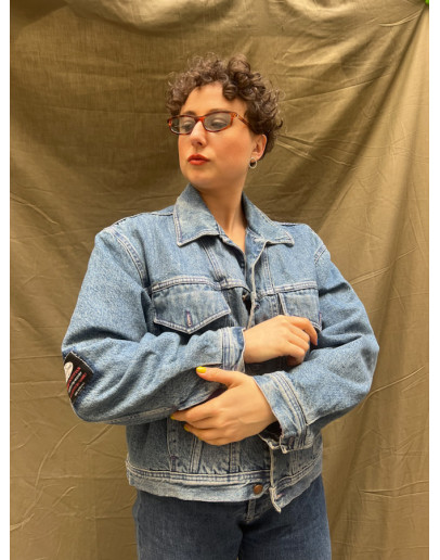 Vintage denim jacket L