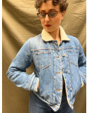 Vintage denim jacket with lining S