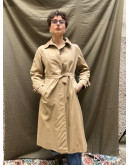 Vintage baize trench coat S