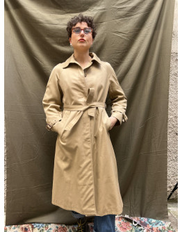 Vintage baize trench coat S