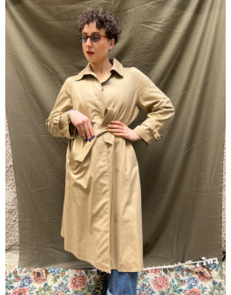 Vintage baize trench coat S
