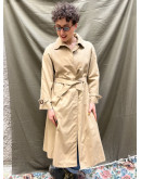 Vintage baize trench coat S