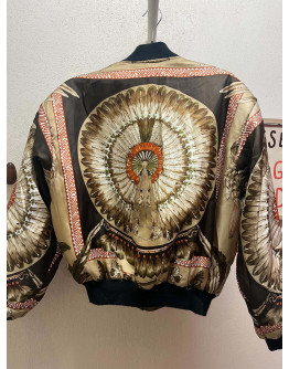 Vintage double faced bomber τζάκετ Picasso