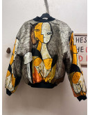 Vintage double faced bomber τζάκετ Picasso