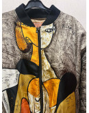 Vintage double faced bomber τζάκετ Picasso