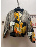 Vintage double faced bomber τζάκετ Picasso