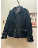 Vintage κοτλέ jacket με κεντημένες λεπτομέρειες L